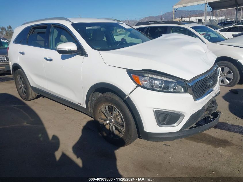 2016 KIA SORENTO 2.4L LX - 5XYPGDA31GG056205