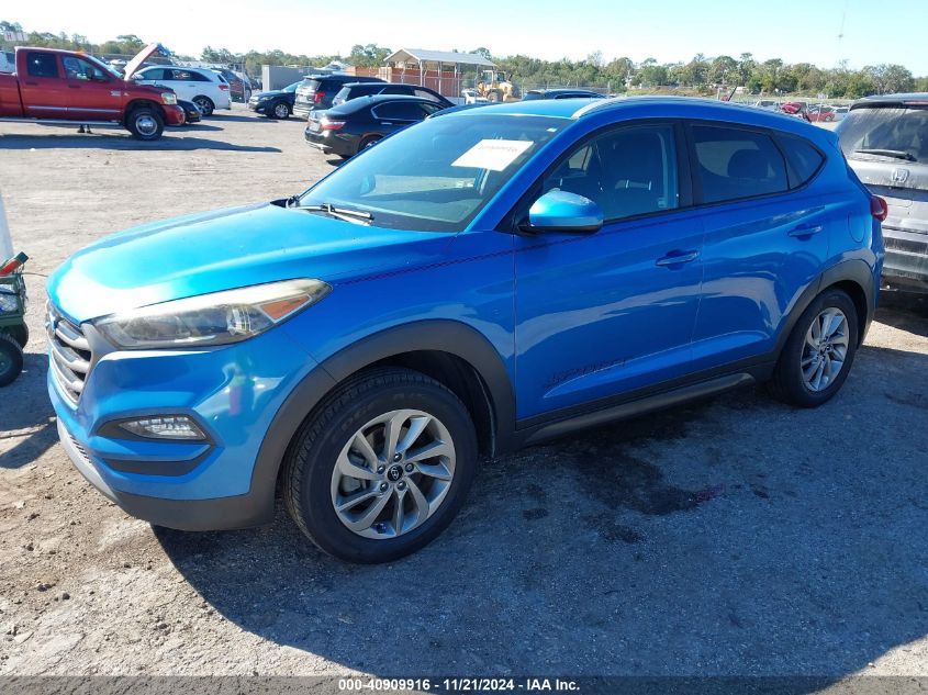 2016 Hyundai Tucson Se VIN: KM8J33A40GU204858 Lot: 40909916