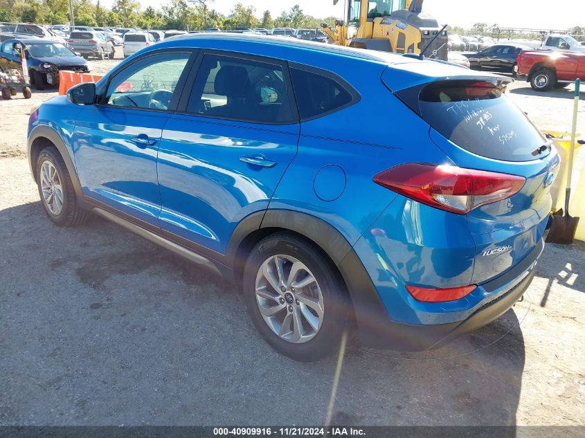 2016 Hyundai Tucson Se VIN: KM8J33A40GU204858 Lot: 40909916