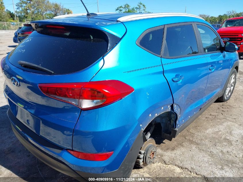 2016 Hyundai Tucson Se VIN: KM8J33A40GU204858 Lot: 40909916