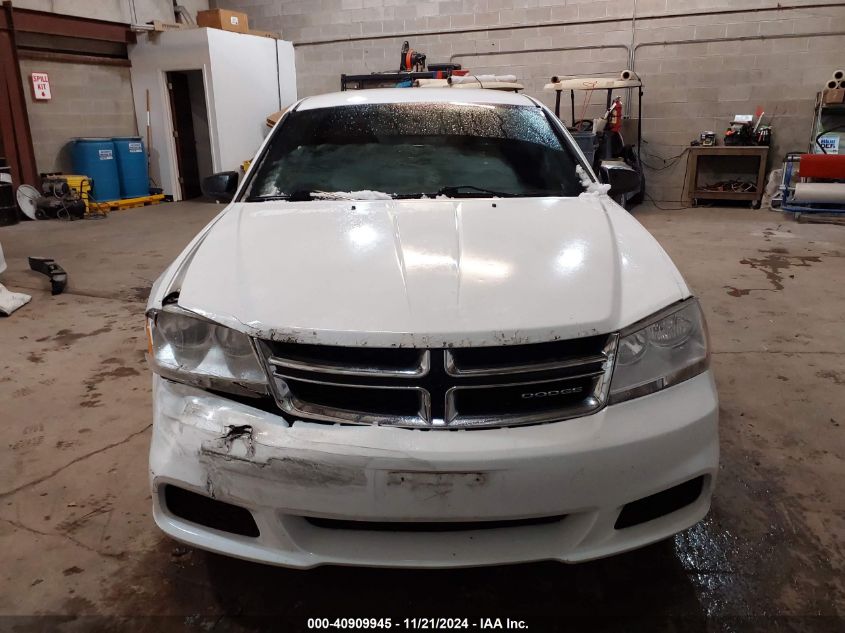 2011 DODGE AVENGER VIN: 1B3BD4FB0BN620870