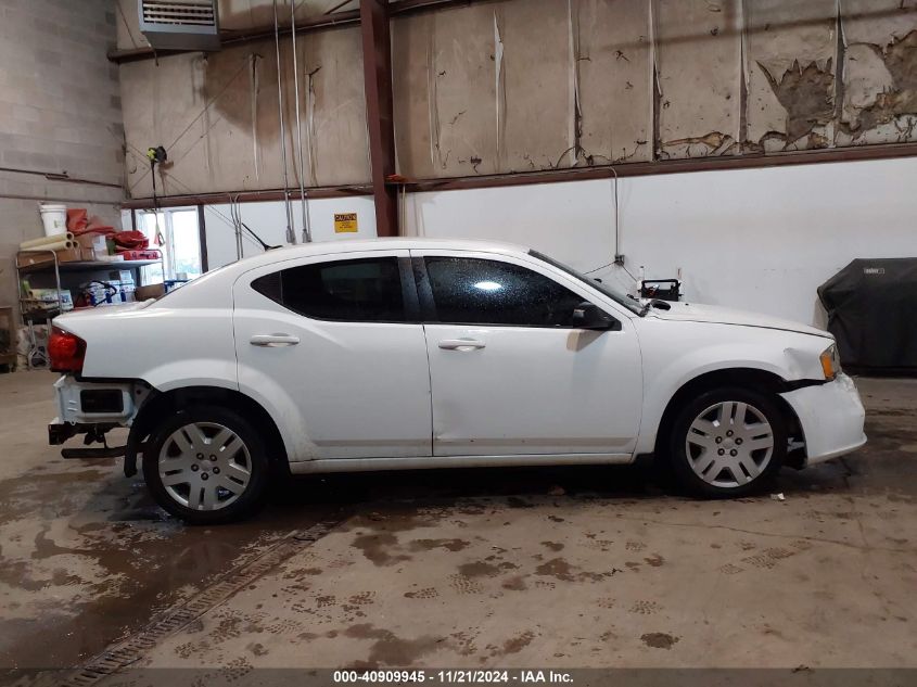 2011 DODGE AVENGER VIN: 1B3BD4FB0BN620870