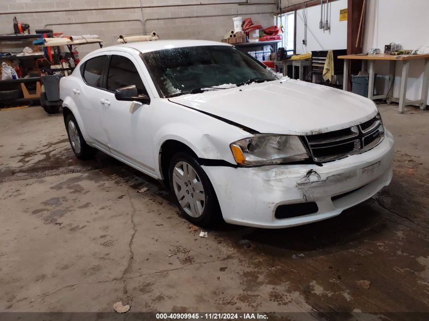 2011 DODGE AVENGER VIN: 1B3BD4FB0BN620870