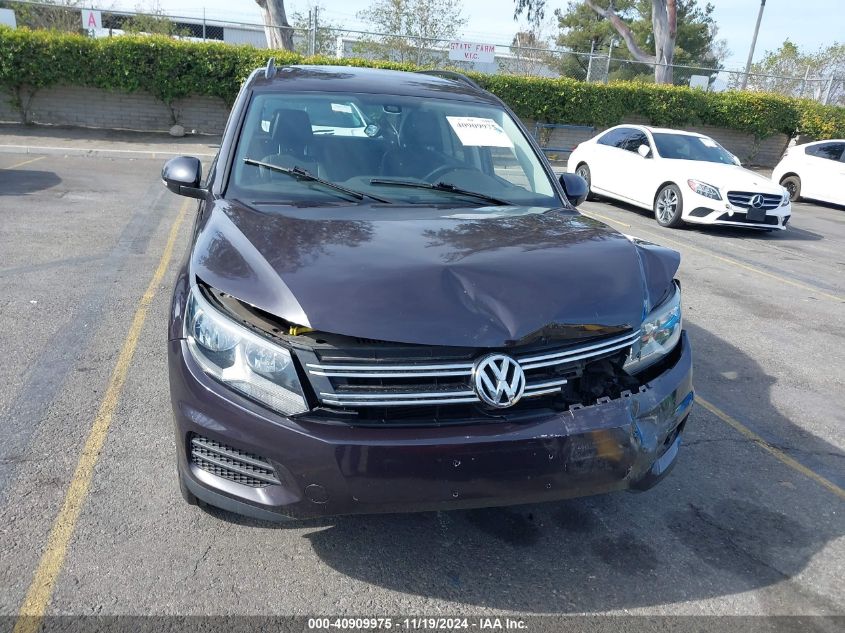 2016 VOLKSWAGEN TIGUAN S - WVGAV7AX0GW539165