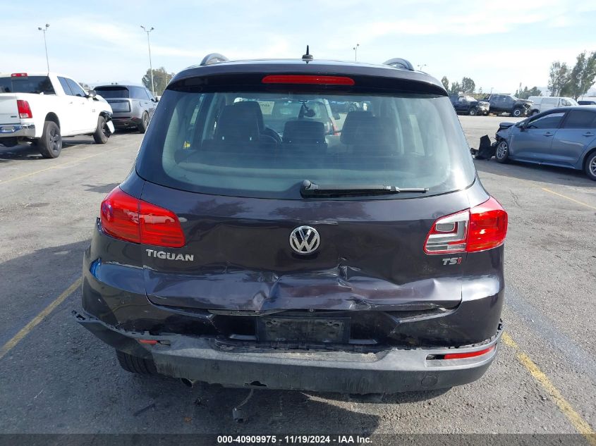 2016 Volkswagen Tiguan S VIN: WVGAV7AX0GW539165 Lot: 40909975