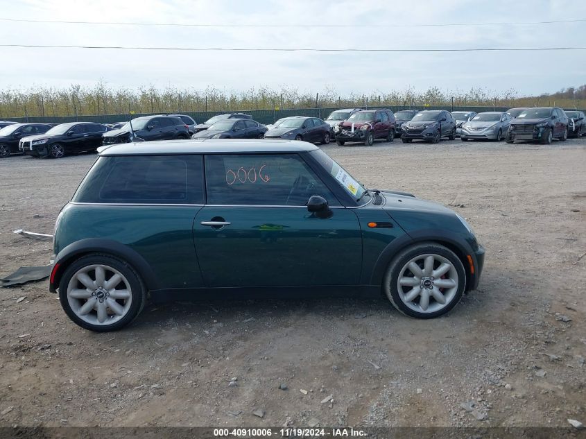 2006 Mini Cooper VIN: WMWRC33526TK66308 Lot: 40910006