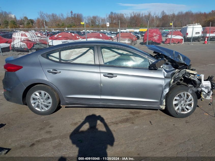 2017 Hyundai Elantra Se VIN: KMHD74LF2HU115400 Lot: 40910045