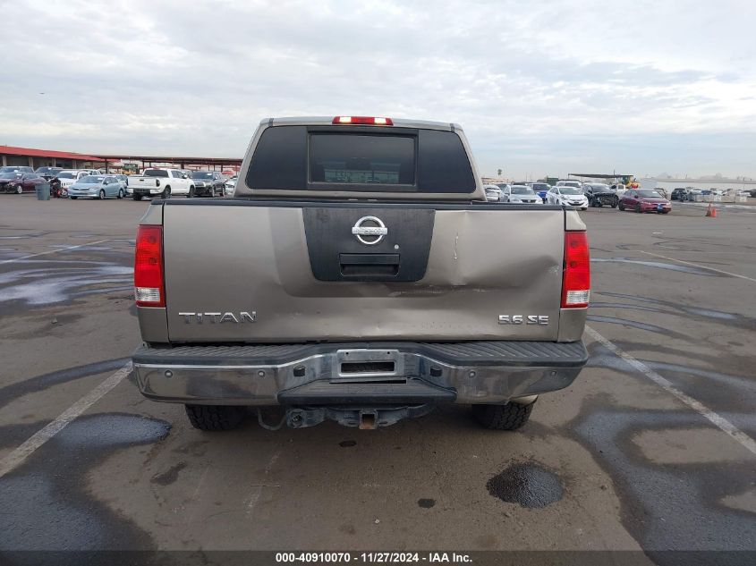 2008 Nissan Titan Se VIN: 1N6AA07CX8N323677 Lot: 40910070