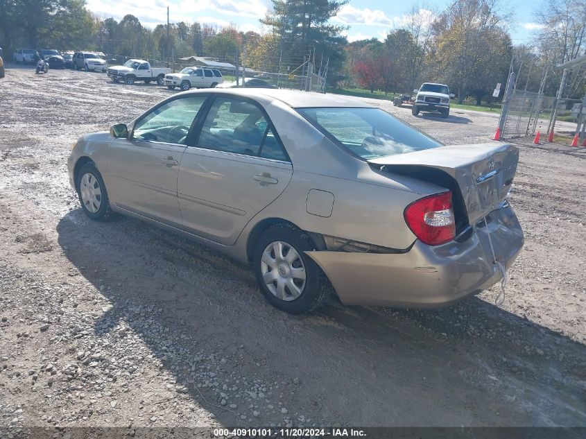 2003 Toyota Camry Le VIN: 4T1BE32K53U774148 Lot: 40910101