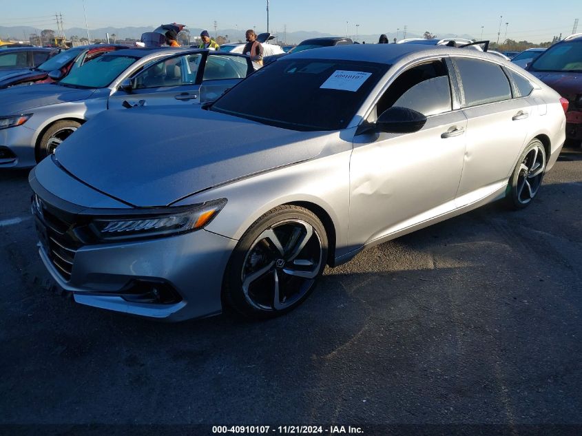 VIN 1HGCV1F39MA082916 2021 HONDA ACCORD no.2