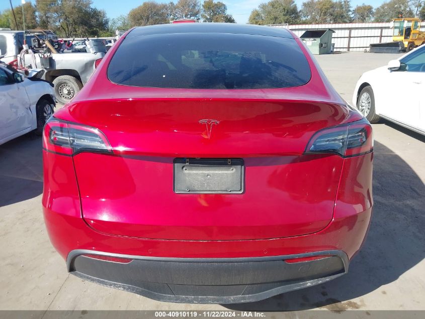 2020 Tesla Model Y Long Range Dual Motor All-Wheel Drive VIN: 5YJYGDEE1LF049708 Lot: 40910119