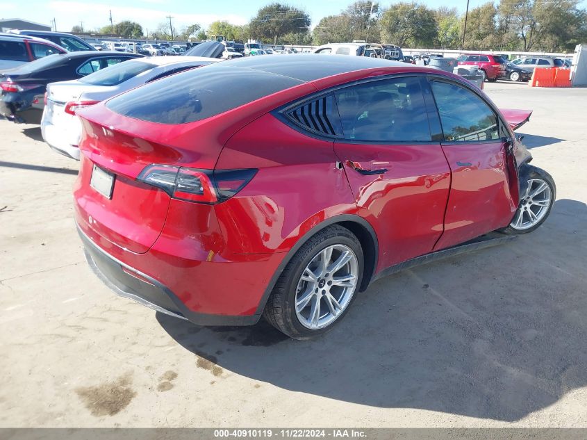 2020 Tesla Model Y Long Range Dual Motor All-Wheel Drive VIN: 5YJYGDEE1LF049708 Lot: 40910119