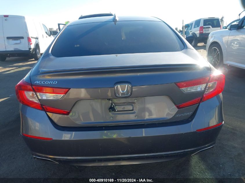 2018 Honda Accord Sport VIN: 1HGCV1F37JA228841 Lot: 40910169