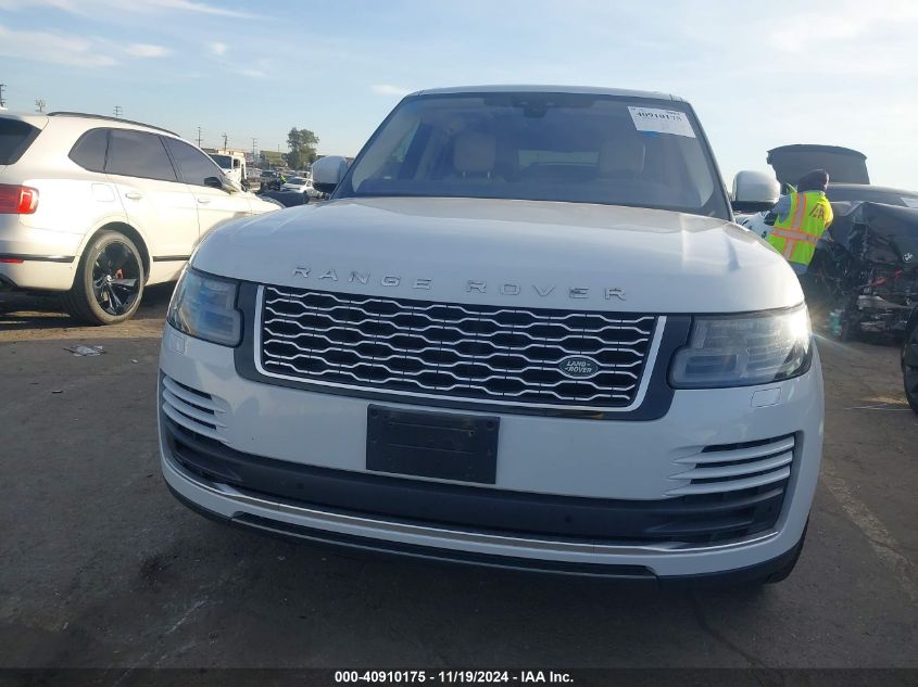 2019 Land Rover Range Rover 3.0L V6 Supercharged Hse VIN: SALGS2SV3KA547623 Lot: 40910175