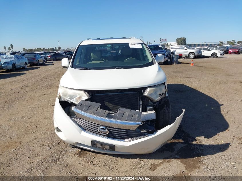 2012 Nissan Quest Sl VIN: JN8AE2KP2C9050138 Lot: 40910182