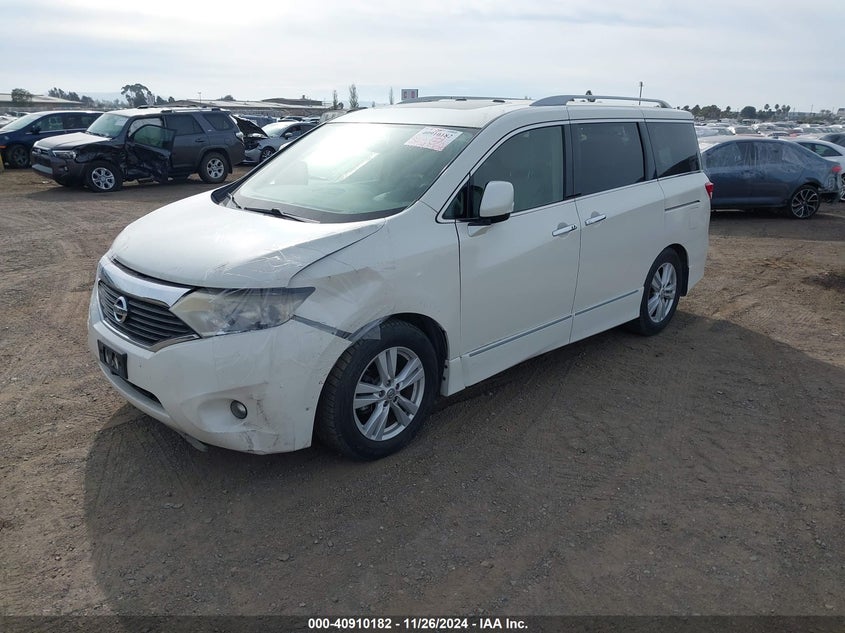 Vin: jn8ae2kp2c9050138, lot: 41399874, nissan quest sl 20122