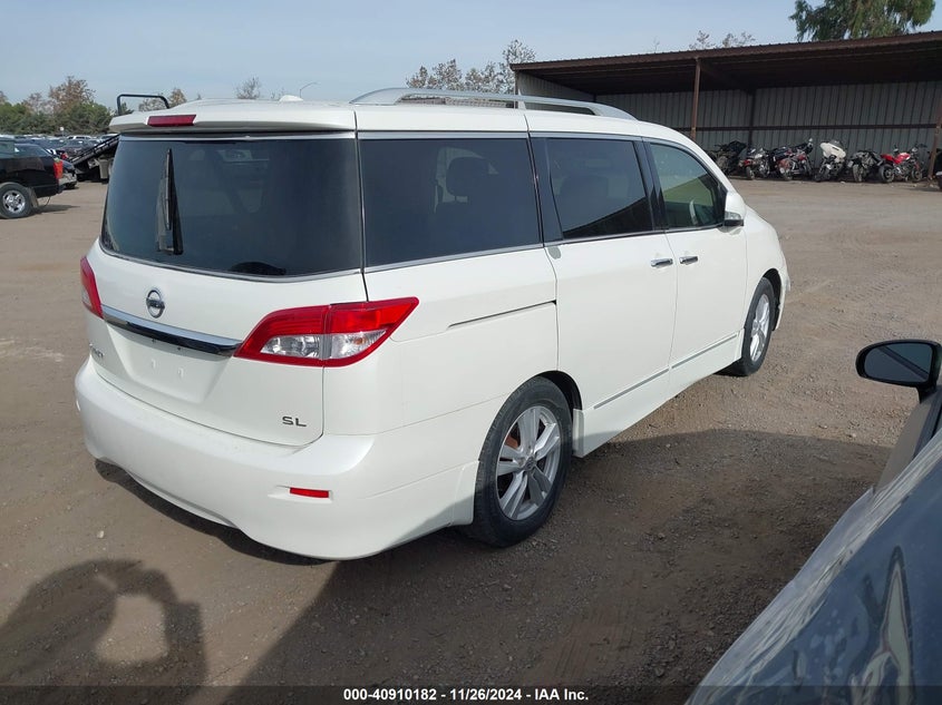 Vin: jn8ae2kp2c9050138, lot: 41399874, nissan quest sl 20124
