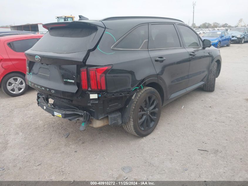 VIN 5XYRK4LF8MG027892 2021 KIA Sorento, Sx Prestige no.4