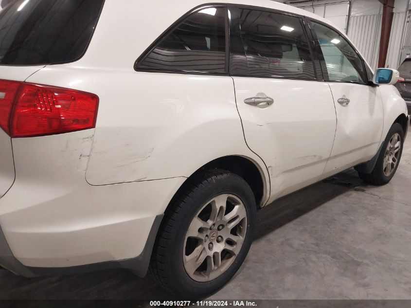 2009 Acura Mdx VIN: 2HNYD28229H512824 Lot: 40910277