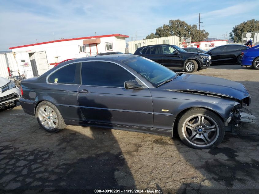 2002 BMW 325Ci VIN: WBABN334X2JW50975 Lot: 40910281