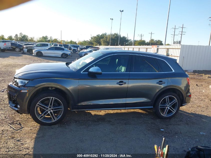 2018 Audi Sq5 3.0T Premium Plus VIN: WA1A4AFY1J2147407 Lot: 40910292