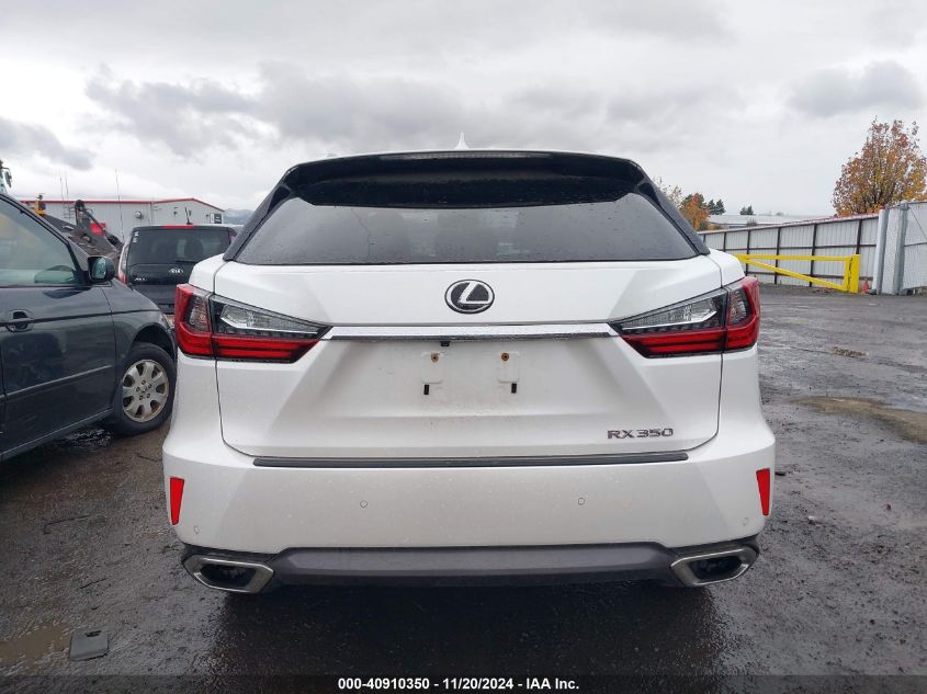 2017 Lexus Rx 350 VIN: JTJBZMCA0H2019624 Lot: 40910350