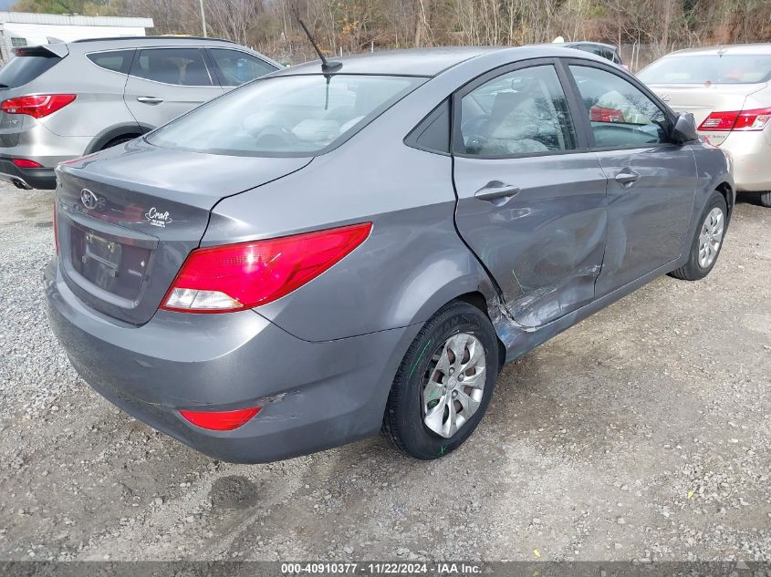 2016 Hyundai Accent Se VIN: KMHCT4AE3GU073562 Lot: 40910377