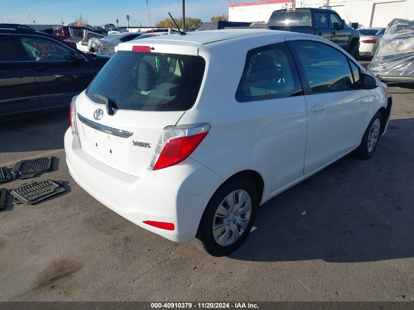 2012 Toyota Yaris L VIN: JTDJTUD37CD536884 Lot: 40910379