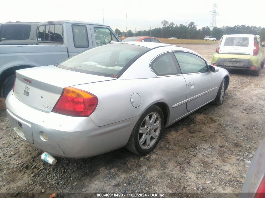 2001 Chrysler Sebring Lxi VIN: 4C3AG52H61E208343 Lot: 40910429