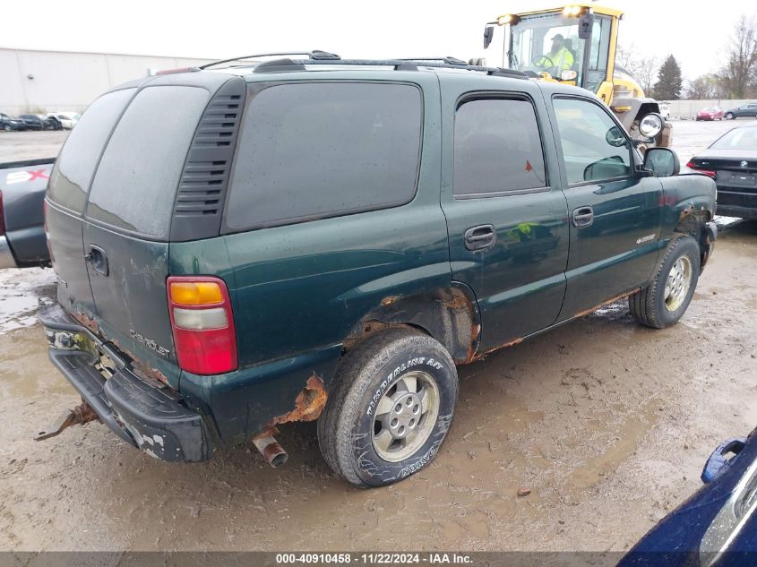 2002 Chevrolet Tahoe Special Services VIN: 1GNEK13V12J177657 Lot: 40910458