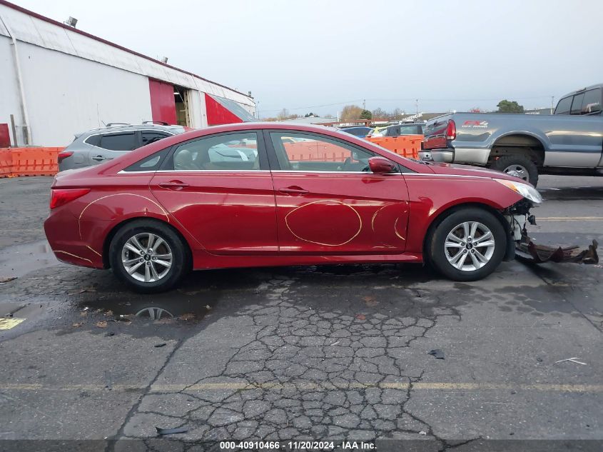 2014 Hyundai Sonata Gls VIN: 5NPEB4AC7EH895240 Lot: 40910466