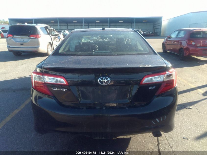 2013 Toyota Camry Se VIN: 4T1BF1FK5DU662494 Lot: 40910478