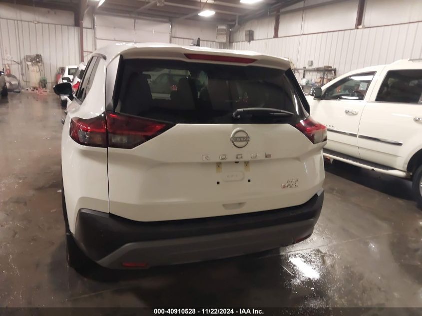 2022 Nissan Rogue S Intelligent Awd VIN: 5N1BT3AB5NC718467 Lot: 40910528