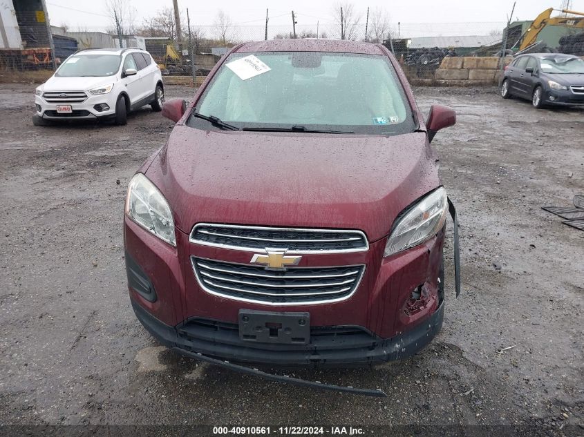 2016 Chevrolet Trax 1Ls VIN: 3GNCJNSB2GL266890 Lot: 40910561