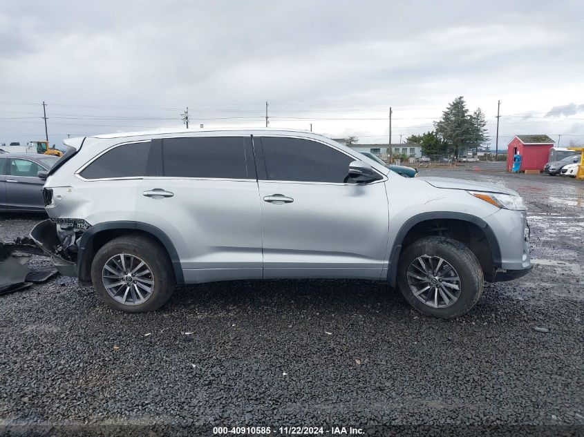 2017 Toyota Highlander Xle VIN: 5TDJZRFH0HS432463 Lot: 40910585