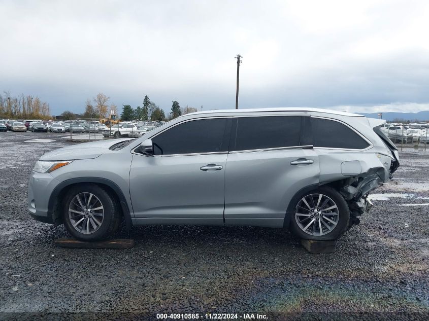 2017 Toyota Highlander Xle VIN: 5TDJZRFH0HS432463 Lot: 40910585