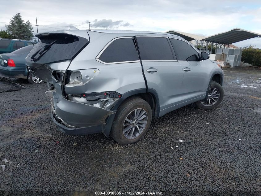 2017 Toyota Highlander Xle VIN: 5TDJZRFH0HS432463 Lot: 40910585