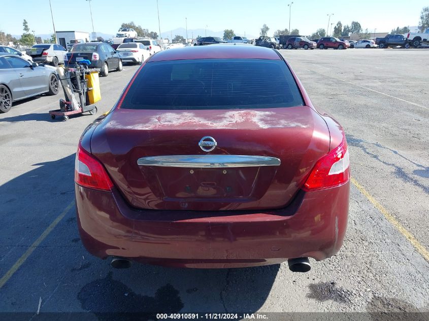 2009 Nissan Maxima 3.5 S VIN: 1N4AA51E99C845892 Lot: 40910591