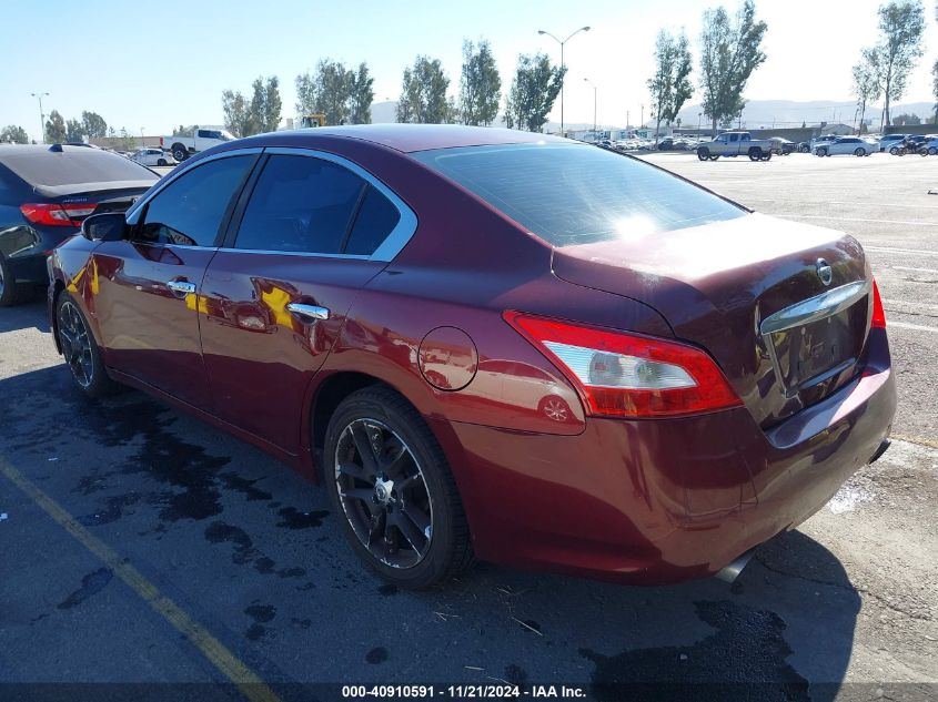 2009 Nissan Maxima 3.5 S VIN: 1N4AA51E99C845892 Lot: 40910591