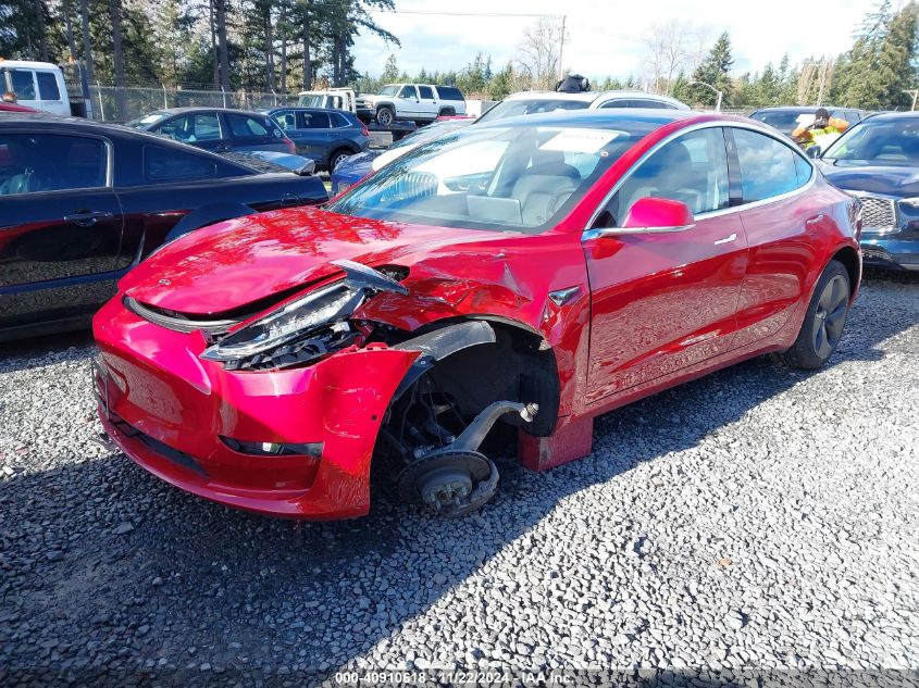 VIN 5YJ3E1EB3LF617039 2020 Tesla Model 3, Long Rang... no.2