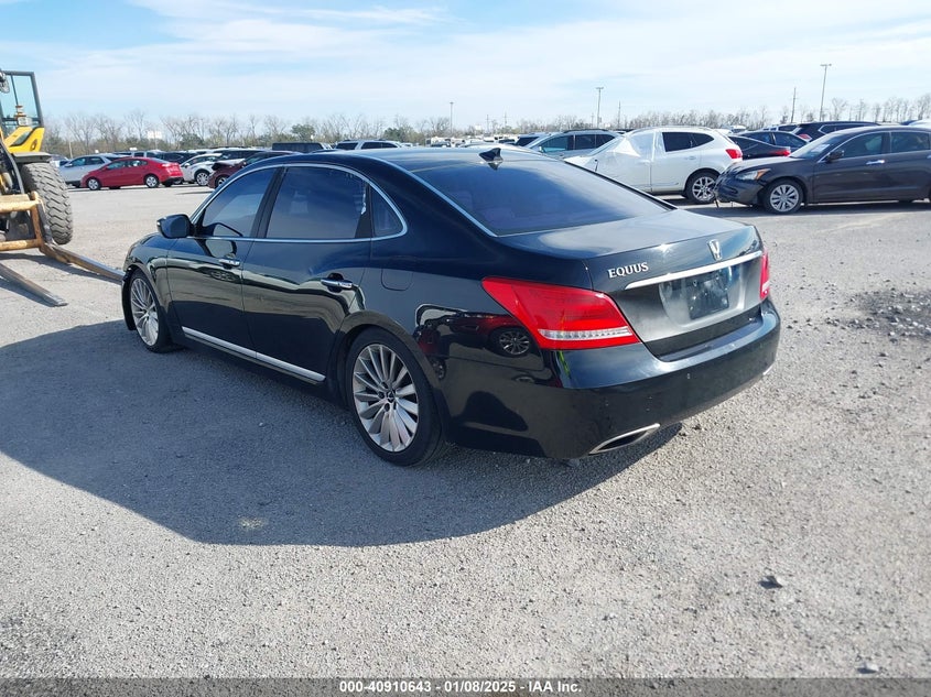 Vin: kmhgh4jh9fu098896, lot: 41400335, hyundai equus signature 20153