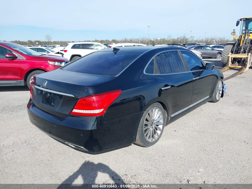 Vin: kmhgh4jh9fu098896, lot: 41400335, hyundai equus signature 20154