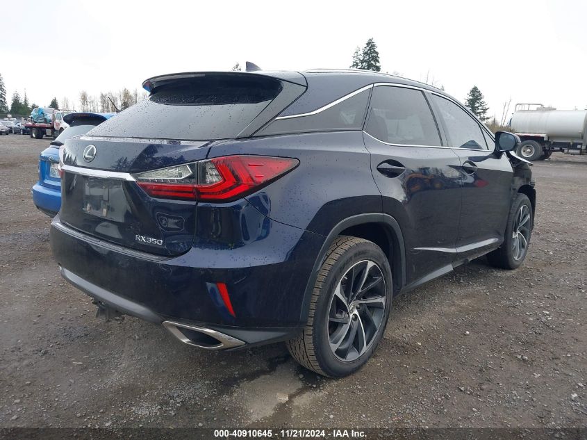 2016 Lexus Rx 350 VIN: 2T2BZMCA2GC002404 Lot: 40910645