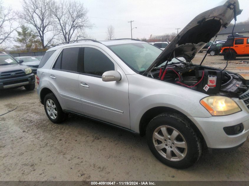 2007 Mercedes-Benz Ml 350 4Matic VIN: 4JGBB86E37A225727 Lot: 40910647