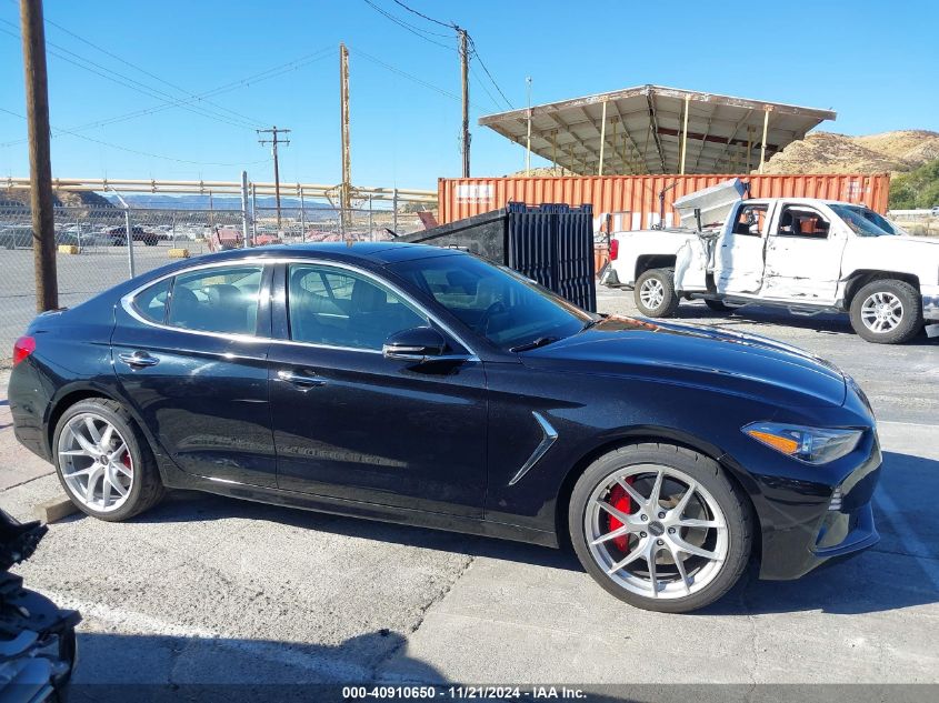 VIN KMTG74LE2MU072696 2021 Genesis G70, 3.3T Rwd no.13