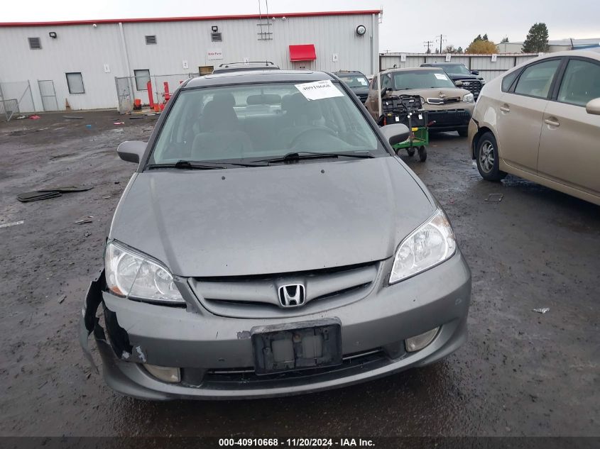 2004 Honda Civic Ex VIN: 2HGES26724H572867 Lot: 40910668