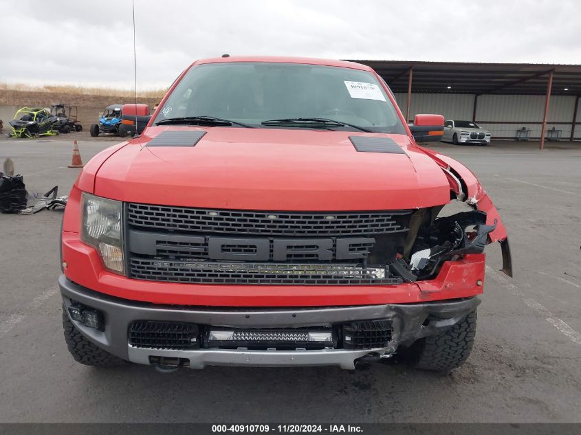 2010 Ford F-150 Svt Raptor VIN: 1FTEX1E69AFC97840 Lot: 40910709