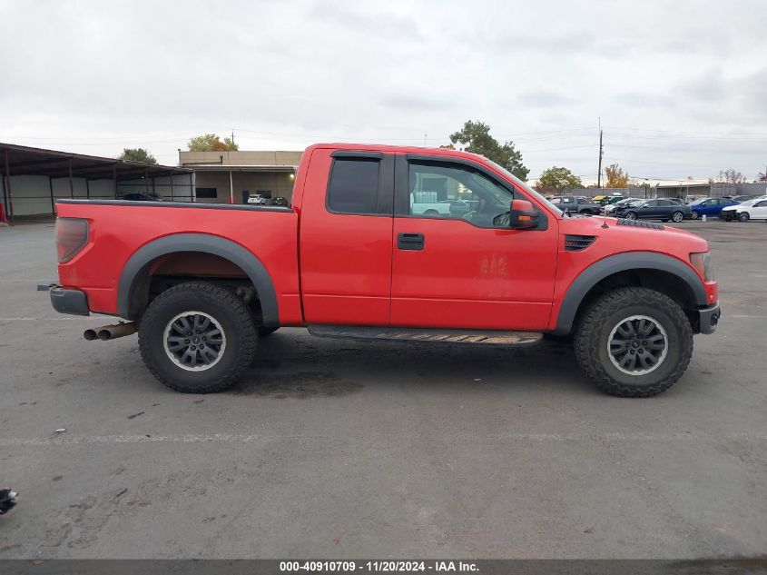 2010 Ford F-150 Svt Raptor VIN: 1FTEX1E69AFC97840 Lot: 40910709