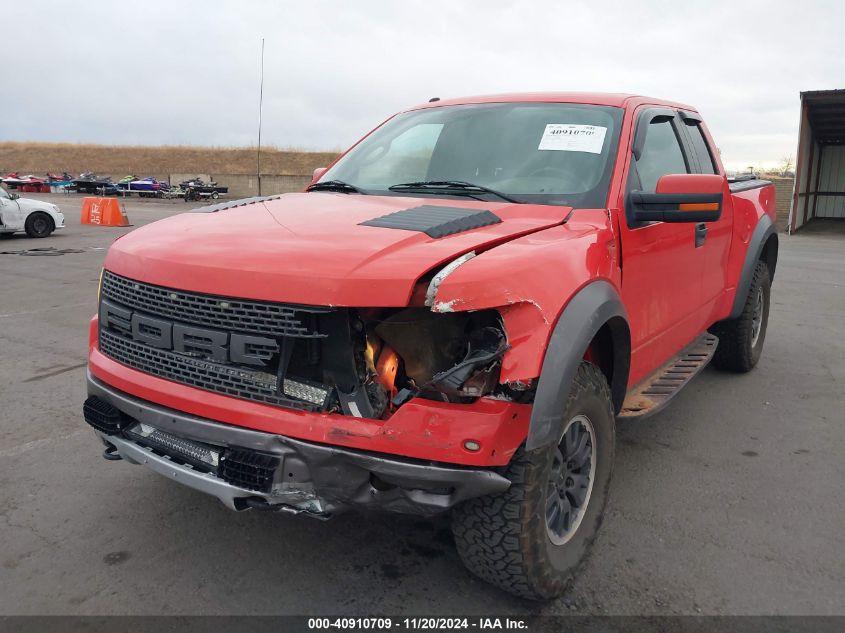 2010 Ford F-150 Svt Raptor VIN: 1FTEX1E69AFC97840 Lot: 40910709