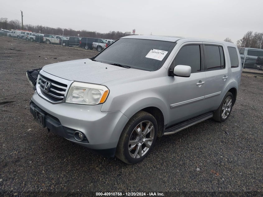 Vin: 5fnyf4h60cb027741, lot: 41400450, honda pilot ex-l 20122